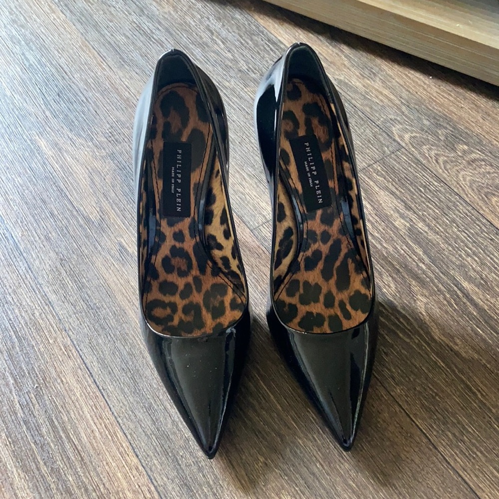 Philipp Plein Skull pointed-toe pumps - Picture 2 of 12
